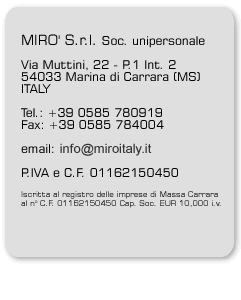 MIRO' - Tel. 0585-780919